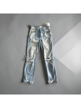 FRAME Le Sylvie Slender Straight Jeans Size 27